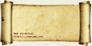 Aca Jakovljević vizit kartica